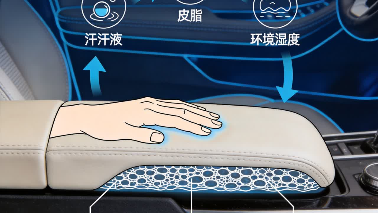 汽车中控扶手防霉抗菌解决方案:基于无机载锌玻璃技术的表面卫生控制(图1)