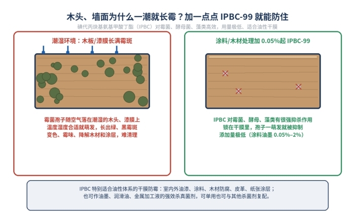 丁基氨基甲酸碘代丙炔酯IPBC99白色粉末杀菌防霉剂，55406-53-6(图1)