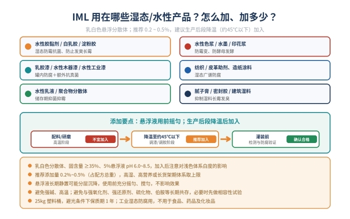 【胶粘剂专用抗菌剂】IML防霉抗菌剂,广泛应用于水性产品(图2)