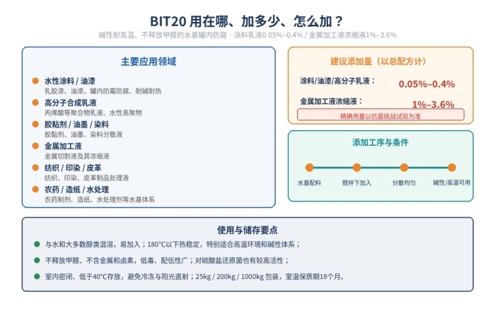 BIT20杀菌剂,1,2-苯并异噻唑啉-3-酮,碱性耐高温,不含甲醛,2634-33-5(图3)